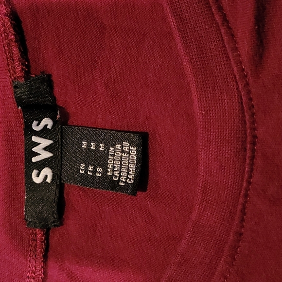 Burgundy short sleeve - Picture 4 of 4